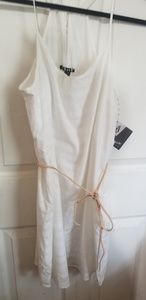 White Volcom summer dress/beach cover